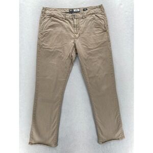 Buckle BKE Jake Straight Leg Pants Mens 36x29 Khaki Beige Stretch Casual Grunge